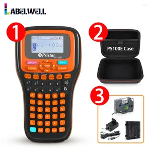 Wireless Label Maker With PS100E Printer Case 12mm Brother Tzfx231 Tape Replace For P-touch Labeller