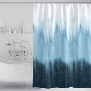 Shower Curtains Simple And Thickened Curtain Feather Print Polyester Waterproof Mildew Proof Bathroom Partition