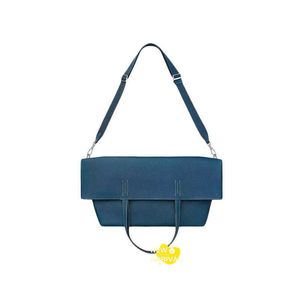 Designer -Tasche Luxus Handtasche Klassische Umhängetasche Damen Neue Evercolor Blue Walle Leder Metall Furnier einzelner Schulterkreuzkörper Handtasche