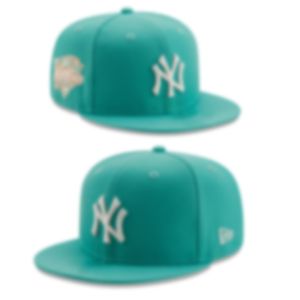 Nowe epoki NY w pełni zamknięte, nie regulowane kapelusz Hip Hop Street Dance Haftowane zabezpieczenie przeciwsłoneczne Baseball Hat Casual Flat Brim Reverse Wear Hat Rozmiar