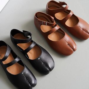 Casual Shoes 2024 Spring Summer Flat Women's Soft Sheepskin Mary Jane