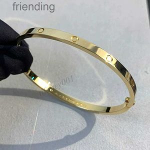 Love Bangle узкий браслет браслет золотой 18 k три раза никогда не исчезает высококачественная европейская официальная копия роскошных женских браслетов