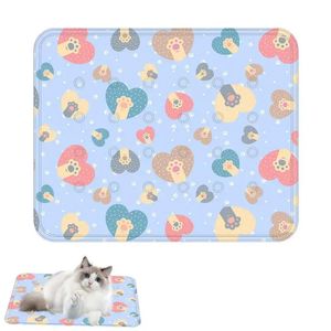 Super fajna mata dla psów chłodzenie Summer Pet Pad Maty Psy Koty śpiące łóżko dla małego dużego kota laptopa 240416