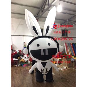 Mascot kostymer kanin luftmodell Ierable Decoration Advertisement Party Props Activity Creation Supplies