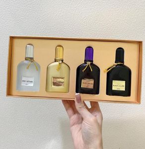Newest 4pcs 30ml perfume set Black Velvet Grey Vetiver 4 in 1 parfum suits modern collection kit fast delivery3950061