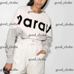 Marant New Designer Sweatie Isabels Marant Classic Round Neck Women Hot Letter Print 캐주얼 다목적 풀오버 후드 스웨터 조수 392