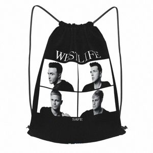 WestLife Top Girls Band Rock Party Girls Drowpack Borsa per scarpe da scarpe Hot Sports Borse Witch Backpack Sports Borse K0GU##