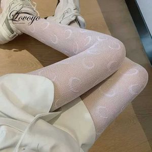 Meias sexy de meia -calça sexy mulheres anime calça -calça de moda de moda pescada meias