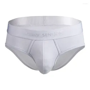 MUITAS MEN MEN CLOGON Briefs Bolsa Bulgor de Roupa Buileira respirável U Covexo Lineador de grafeno calcinha macia confortável Man Lingerie's Lingerie