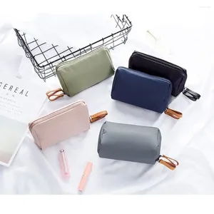 Bolsas de cosméticos 1 PC portátil em estilo coreano de maquiagem sólida organizadora de estojo bolsa de produtos higiênicos