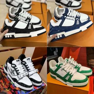 Sneaker Designer Scarpe scasuali per uomini che gestiscono allenatori per esterni per esterni scarpe scarpe piattaforma di alta qualità in pelle di pelle di cuoio ABLOH Overlay meglio scelto