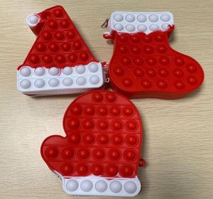 Crianças Christmas Presente Fidget Bolsa Bolsa