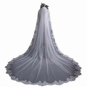 Nuovo arrivo Cattedrale Velio da sposa 3*3 metri a pizzo a strato Velio da sposa a buon mercato Accorie di matrimonio 2024 L78Y#