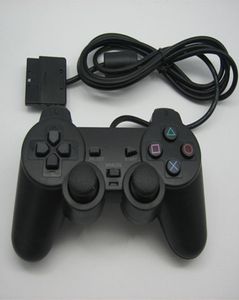 Fabrika PlayStation 2 Kablolu Joypad Joysticks Oyun Kontrolörü PS2 Konsolu Gamepad Çift Şok DHL5773250