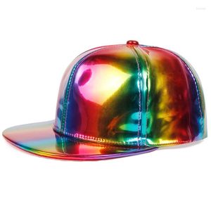 Шариковые шапки на открытом воздухе лазерная бейсбольная мода хип-хоп Snapback UniSex Universal Wild Tide Hats