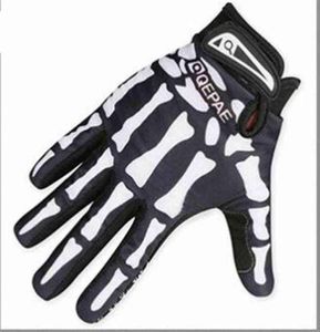 Mens Designer Riker Gloves Summer Winter Five Fingers Gloves Finger Protected Skull Printed Gloves271d T220815856146092