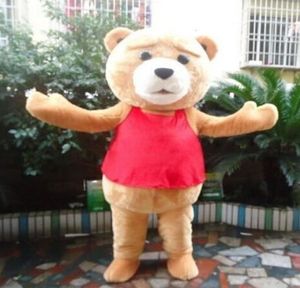 Teddy Bear of TED Adult Size Halloween Cartoon Mascot Costume Fancy Dress EVA8916297