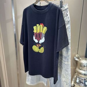 Nanyou Quality -24 Summer New Leisure Style Round Neck Cartoon Anime Print Short Sleeve Female Live Broadcast