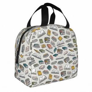 all The Books - Back To School - Book Lover Cstructi Truck Insulated Lunch Bags Cooler Bag Tote Lunch Box Food Handbags 81Kb#