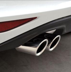 wholesale Stainless steel Exhaust Muffler Tip Pipe auto accessories For VW Jetta MK6 1.4T Golf 6 Golf 7 MK7 1.4T car styling1015539