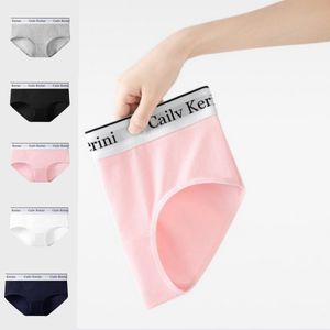 Original Letter Style Designer Brand Boxer Women's Panties Women's Cotton Panties Women's Letter Brodery Sexig underkläder Boxer Shorts Bomull 3 st