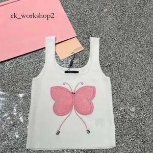 Mui Mui Tank Top Yüksek Kalite 24SS MUI ÜCRETSİZ BOYUTLARI Tek Boyut Tasarımcı T-Shirt Tankları Üstler Tasarımcı Yaz Erkek Erkek Yelek Lüks Moda Singlet Sports Fitness Yelek 701 754