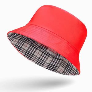 Portable Fashion Sexy Solid Color Folding Fisherman Sun Hat Outdoor Men and Women Bucket Cap Multi-season Cap 240416