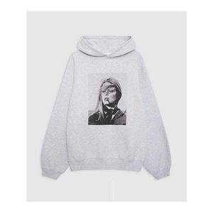 Bluzy bluzy damskie bluzy Harvey Women Women Gray polar Sweter z kapturem Bawełniany luźne kropla dostawa odzieży OTVMN