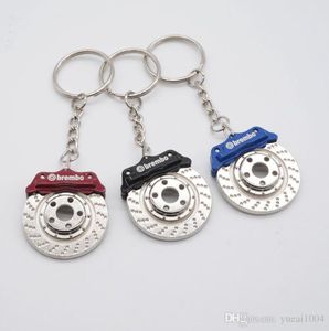 Chavenista de carro Disco de freio Creative Mini Car Key Ring Auto Carra -chave Chavening para acessórios automáticos Drop2687166