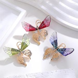 Brooches Cute Sweet Fairy Angel Wing Butterfly Leaf Brooch Pins For Women Girl Fashion Insect Wedding Party Coat Decoration Jewelry Gift