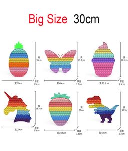 Wielka zabawka Rainbow jednorożca dinozaur ananas motyl truskawkowy lody giganty