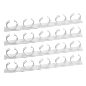 Armazenamento de cozinha 4 Strips Gripper Holder de instalação de instalação Organizador de ferramenta Temperura especiarias clipe Mount Bottle Bottle Home rack