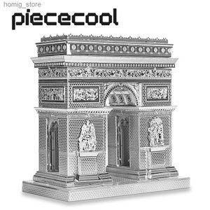 3D Puzzles Picecool 3D Metal Puzzle Arch Triumphal Arch Architectural Puzzle Set Teenage DIY Model Set Toy Birthday Gift Y240415