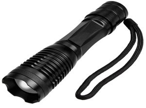LED Flashlight Torch -T6 3800LM Portable Self Defense Tactical Rifle Flashlights Battery Prowered Camping Hiking Torch Lamp8253073