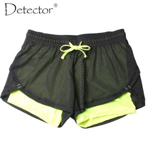 Shorts detektor kvinnor damer shorts kvinnor fitness sport shorts kvinnors tryckta coola kvinnor sport kort fitness löpning shorts