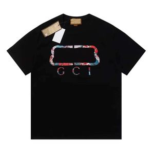 Herren-T-Shirt runden Hals gedruckt grafisch Tee 100% Baumwolle Kurzarm Tops Designer T-Shirts Männer Frauen plus T-Shirt Asian Größe S-5xl