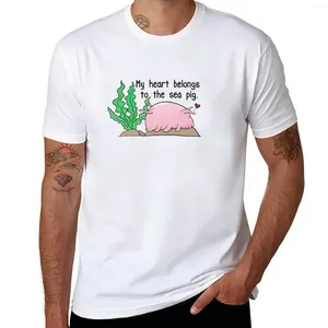 Мужские майки-вершины Sea Pig Shirt Supplyseds Негабаритная винтажная одежда Мужские рубашки T