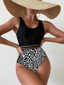 Women's Swimwear Sexy One-piece Swimsuit Leopard Women Body Suits Push Up Bathing Suit Beach Swim Pool 2024 Female Sports Swimming