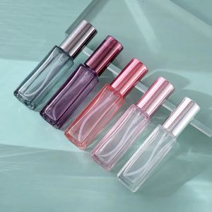 2024 10ml Mini Perfume Spray Bottles Glass Refillable Bottle Portable Travel Oils Liquid Cosmetic Container Perfume Atomizer for refillable