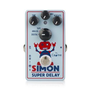Guitar Caline CP513 Simon Super Delay Guitar Effect Pedal z opcjami cyfrowymi, analogowymi i taśm