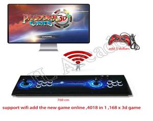3D WiFi Pandora Box 4018 I 1 Arcade Video Game Console 2 Players Arcade Machine med 168X 3D -spel med Dowanland More1638006