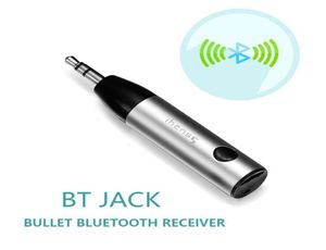 1pcs Mini Wireless Bluetooth Car Kit Hands Free 3,5 -мм разъем Bluetooth Aux O Adapter с микрофоном для динамика Phone9833665