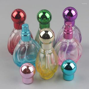 収納ボトル6色20mlガラス香水アトマイザートラベルアルミノズルスプレーボトルf20241491