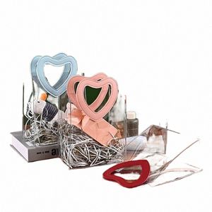 1 Stücke Neues Herz tragbares transparentes PVC -Einkaufstasche Ornament Hochzeit Süßigkeiten Geschenktüte Plastik Kosmetikbeutel Gelee Geschenk z5ny#