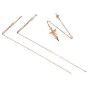 2st Sticks Detector Rod Copper Probe For Water Treasure Finding Metal Probing Tool 11.4 4,7 tum Single Round Ball huvudstänger