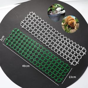 Cat Carriers Garden Prickle Strip Dig Stop Repellent Deterrent Mat Spike Portable Anti-Cat Dog Outdoor Supplies 13cmx49cm