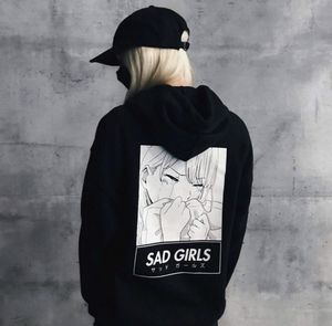 Women Men Hoodie Sweatshirt Otaku Sad Girls Printing Longsleeved Anime Kpop Clothes Streetwear Oversized4851535