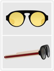 Occhiali da sole Design di moda 2156 Retore Round Frame colorato UV 400 Pop Pop Summer Protection Eyewear per Men7873275