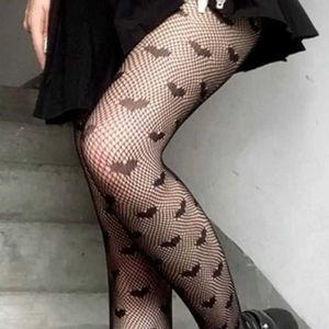 Sexy Socks Sexy Mesh Women Pantyhose Heart Pattern Hollow Out Lace See-through High-Waist Thin Fishing Net Stockings Tights 240416