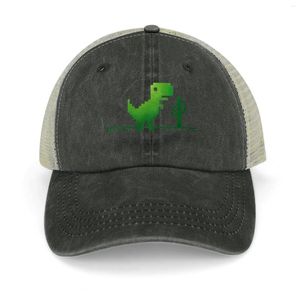 Berets Dinosaur Cowboy Hat Golf Cap Custom Mens Women's